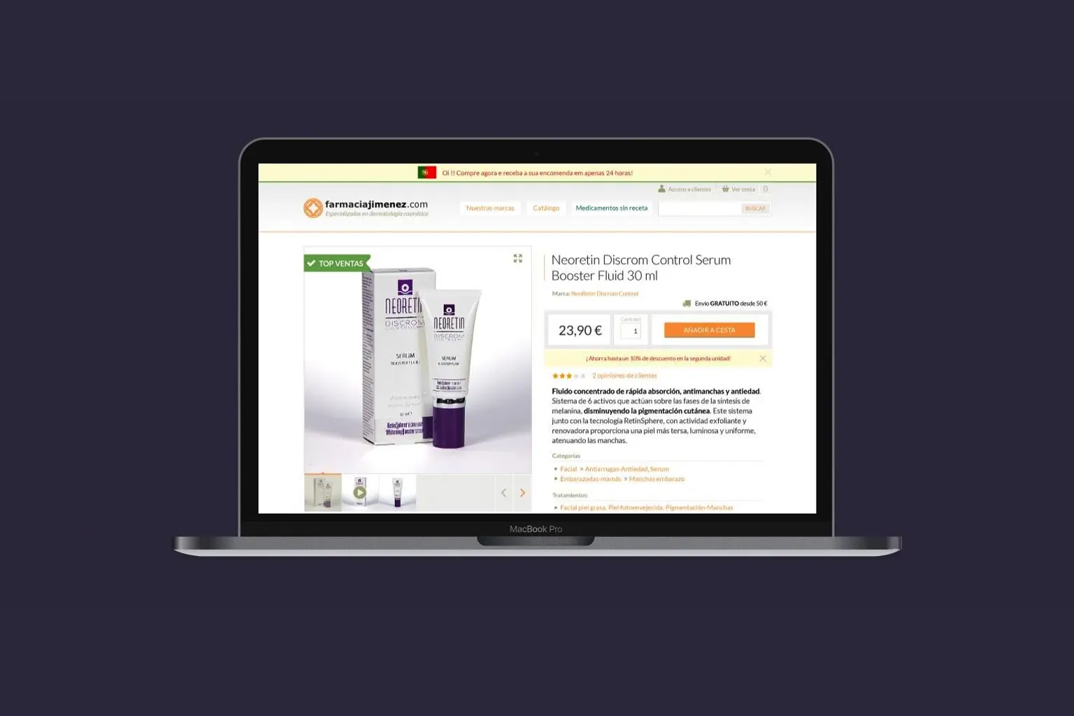 Experiencia de compra Farmacia Jiménez