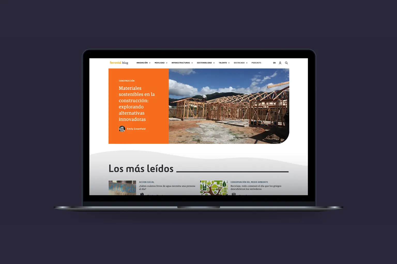 Sistema de lectura y exploración de contenidos Ferrovial
