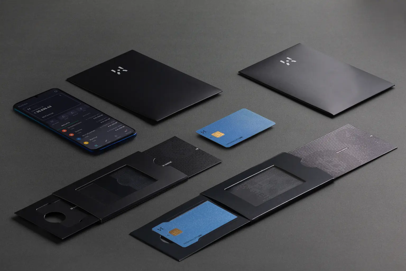 Packaging de producto HASHWallet