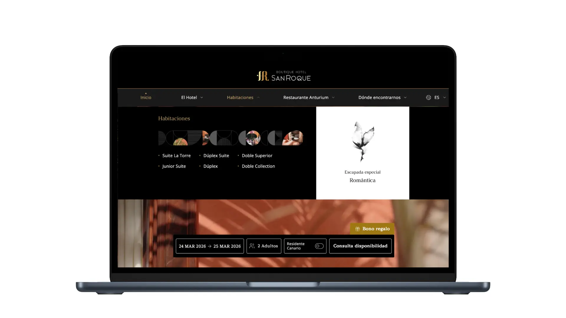 Web Hotel San Roque