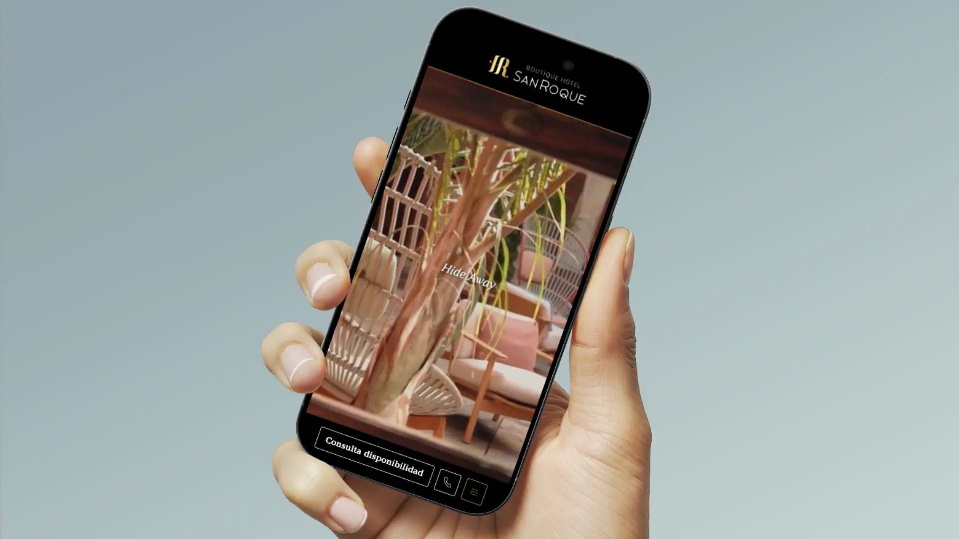 Web Hotel San Roque mobile
